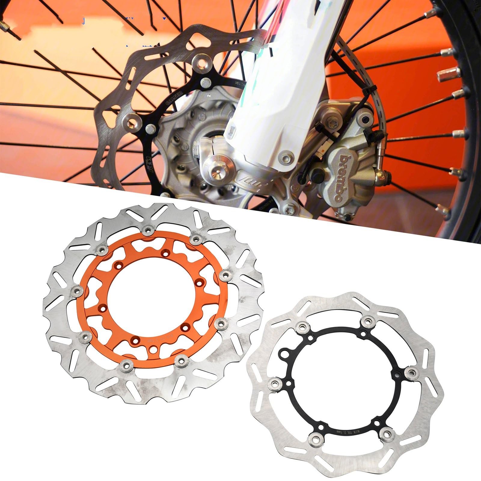 Amazon | ブレーキディスク オートバイ 260 ミリメートル 320